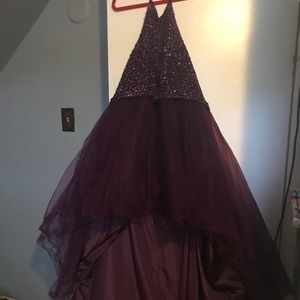 A-line prom dress
